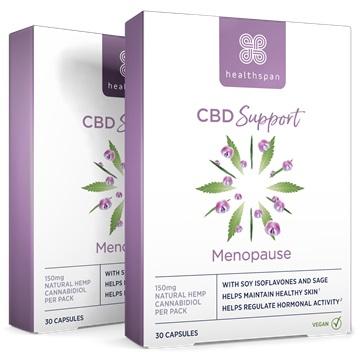Healthspan CBD Support Menopause 30 capsules
