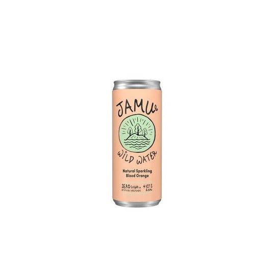 Jamu Wild Water Natural Sparkling Blood Orange 250ml (Pack of 12)