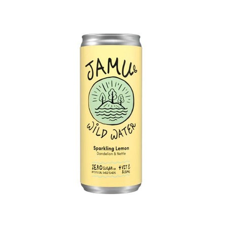 Jamu Wild Water Natural Sparkling Lemon 250ml (Pack of 12)