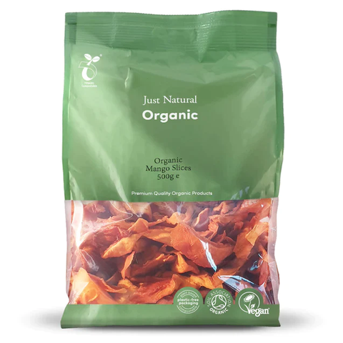 Just Natural Organic Mango Slices 500g