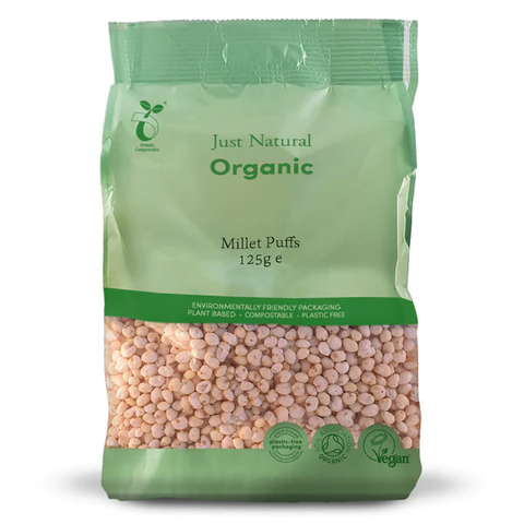 Just Natural Organic Millet Puffs 125g