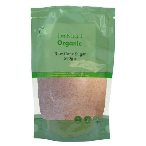 Just Natural Organic Raw Cane Sugar 500g