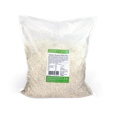 Just Natural Organic Basmati White Rice 5000g