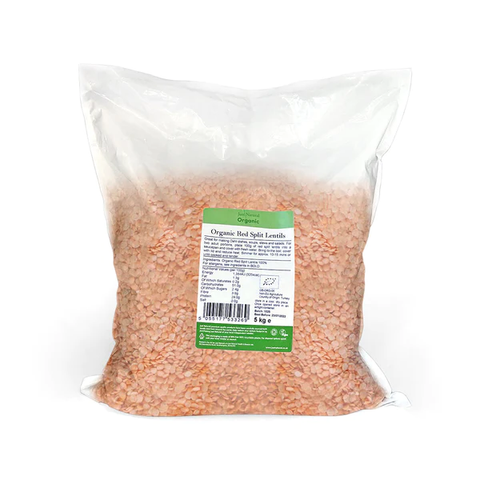 Just Natural Organic Red Split Lentils 5000g