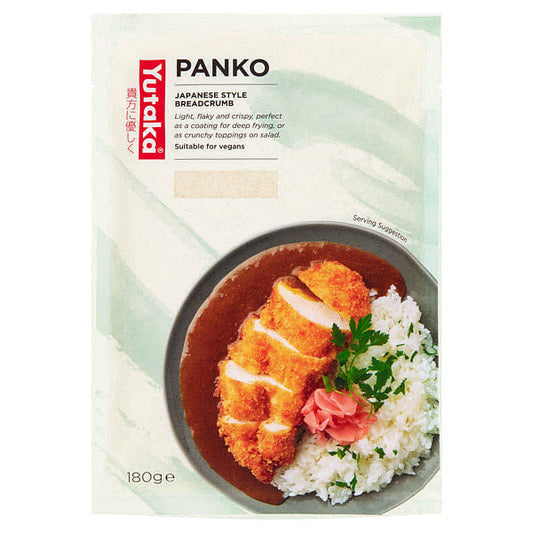 Yutaka Panko Bread Crumbs 180g (Pack of 8)