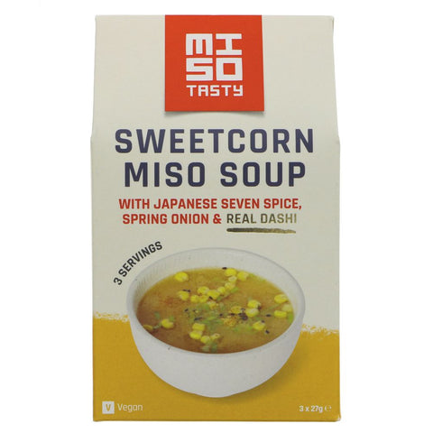 Miso Tasty Sweetcorn Soup 81g (Pack of 6)