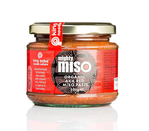 King Soba Red Miso Paste Organic 200g (Pack of 6)