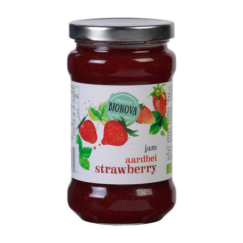 Bionova Jam - Strawberry Organic 340g (Pack of 6)