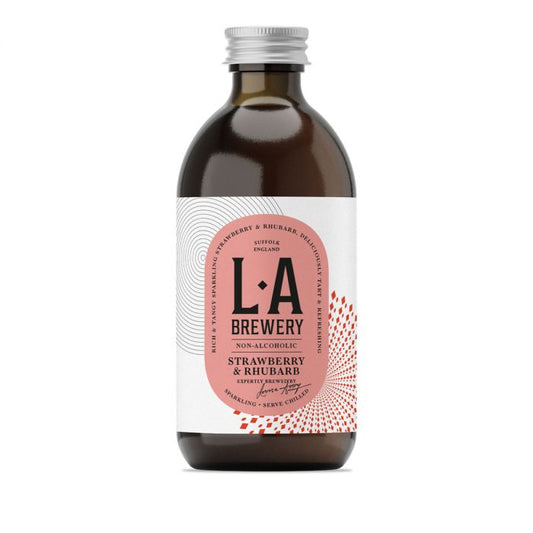 La Brewery Strawberry Rhubarb Kombucha 330ml (Pack of 12)