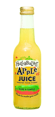 Hullabaloos Drinks Pure Apple Juice 250ml (Pack of 12)