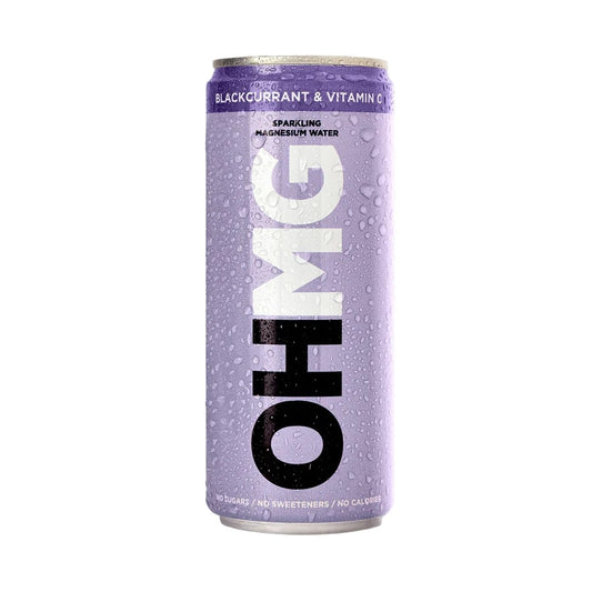 Ohmg Blackcurrant Spark Water 330ml (Pack of 12)