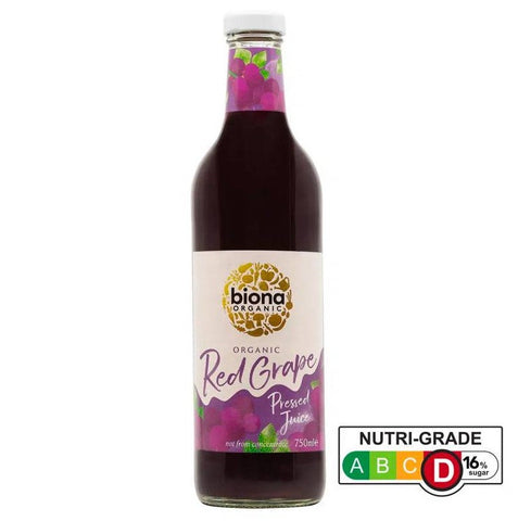 Biona Red Grape Juice 750ml (Pack of 6)