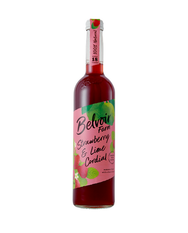 Belvoir Strawberry and Lime Cordial 500ml (Pack of 6)