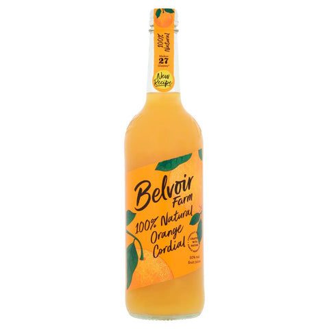 Belvoir Orange Cordial 750ml (Pack of 6)