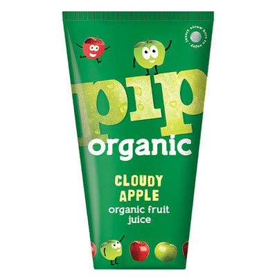 Pip Organic Cloudy Apple Juice 180ml (Pack of 6)