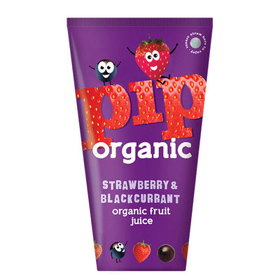 Pip Organic Strawb & Blackc Juice 180ml (Pack of 6)