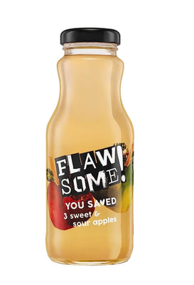 Flawsome! Sweet Sour Apple Juice 250ml (Pack of 12)