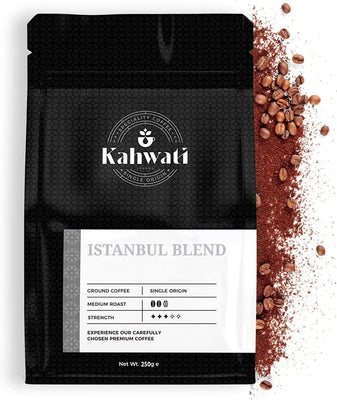 Kahwati Coffee Istanbul Blend Turkish Coffee 250g (Pack of 12)