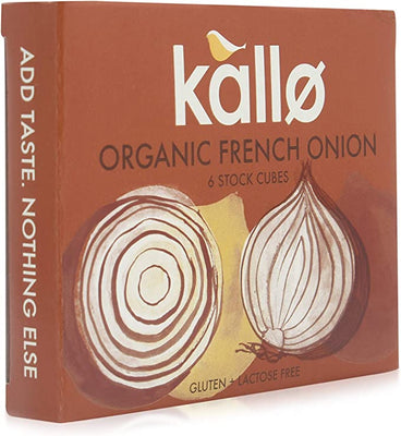 Kallo Organic French Onion Stock Cubes 66g (Pack of 5)