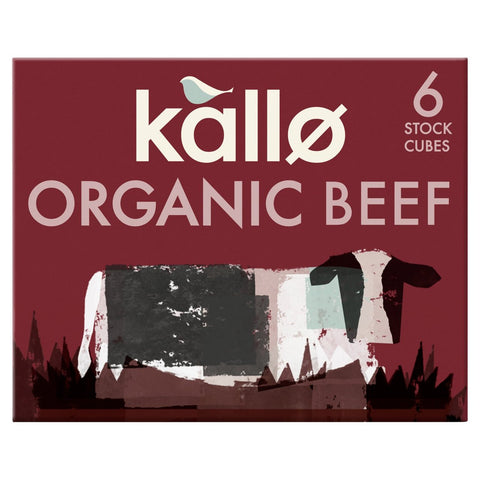 Kallo Organic Beef Stock Cubes 66g (Pack of 15)