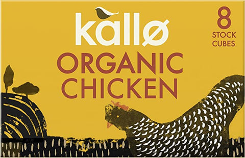 Kallo Organic Chicken Stock Cubes 66g (Pack of 15)