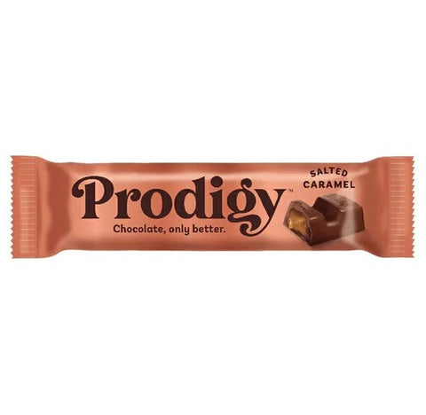 Prodigy Salted Caramel Chocolate Bar 35g (Pack of 15)
