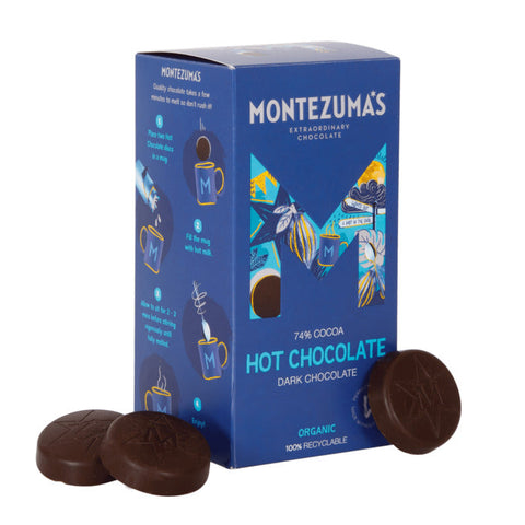 Montezuma's Dark Drink Chocolate Organic 300g (Pack of 6)