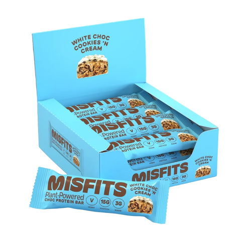 Misfits White Choc Cookies n'Cream 45g (Pack of 12)