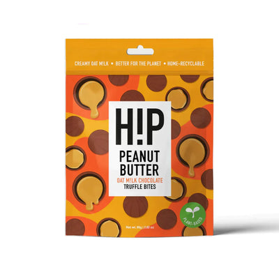 H!p - Happiness In Plants Peanut Butter Truffle Bite 80g (Pack of 8)
