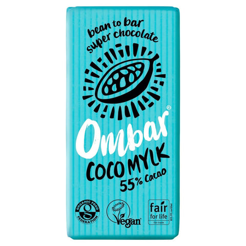 Ombar Chocolate Coco Milk Chocolate Organic 35g (Pack of 10)