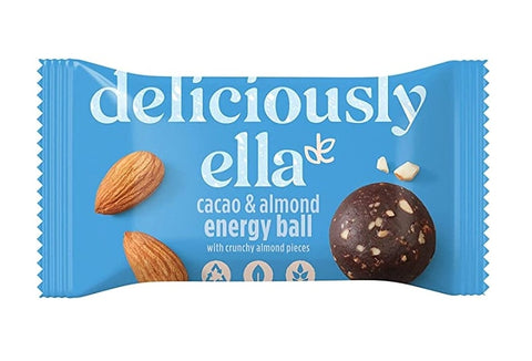 Deliciously Ella D'ella Cacao&almond Energy Bal 40g (Pack of 12)