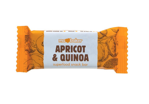 Ma Baker Sufu Quinoa, Apricots, Pumpkin seeds 45g (Pack of 16)