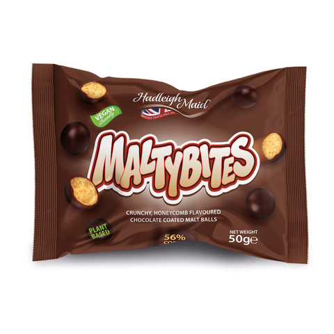 Hadleigh Maid Malty Bites 50g (Pack of 18)