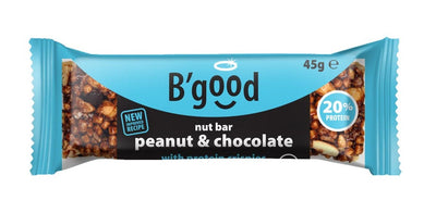 B'good Peanut & Chocolate Bar 45g (Pack of 16)