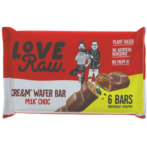 Loveraw Vegan Cre&m Wafer Multipack 129g (Pack of 14)