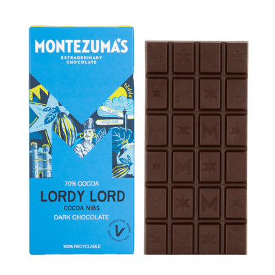 Montezuma'S Lordy Lord Dark Chocolate 90g (Pack of 12)