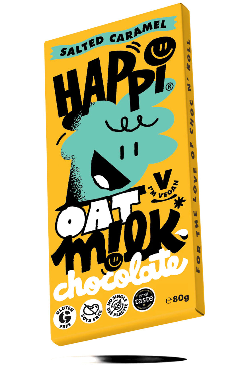 Happi Salted Caramel 80g (Pack of 12)