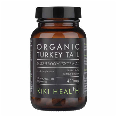 Kiki Health Organic Mushroom Extract Turkey Tail 60 Vegicaps