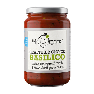 Mr Organic Basilico Sauce Organic 660g (Pack of 6)