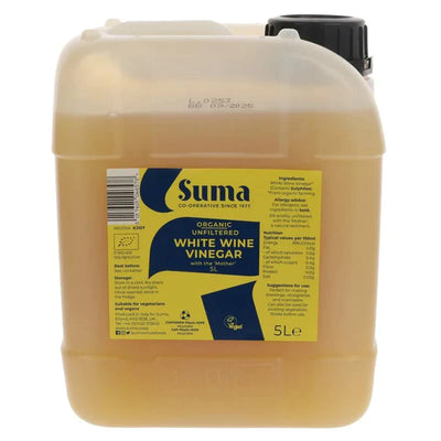 Suma Organic White Wine Vinegar 5L