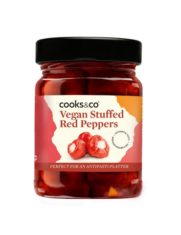 Cooks & Co Vegan Stuffed Red Peppers 220g (Pack of 6)