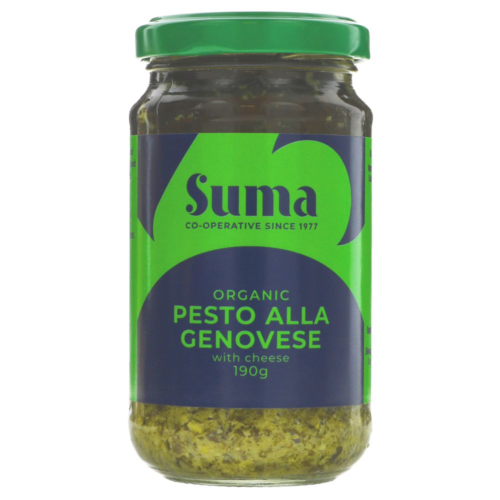Suma Organic Pesto Genovese 190g (Pack of 12)