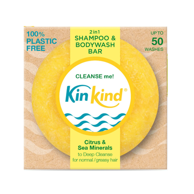 KinKind Cleanse me! 2 in 1 Bar 50g (Pack of 18)