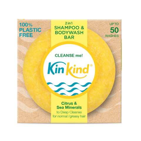 KinKind Cleanse me! 2 in 1 Bar 50g (Pack of 18)