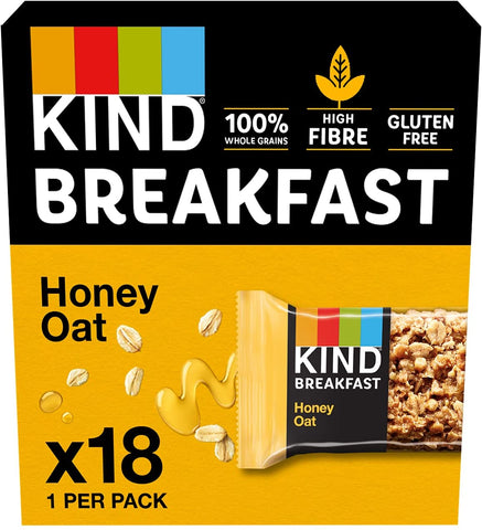 KIND Breakfast Kind Breakfast Honey Oat 40g (Pack of 18)