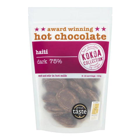 Kokoa Collection Haiti 75% Hot Chocolate 210g (Pack of 6)