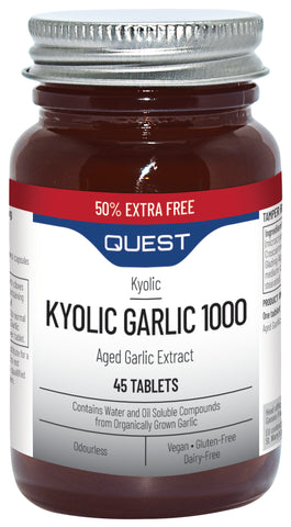 Quest Kyolic Garlic 1000mg 45 Tablets