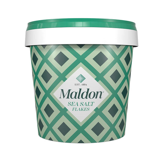 Maldon Sea Salt-Flaky Crystals Tubs 570g (Pack of 6)