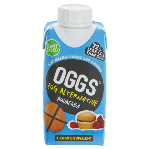 Oggs Aquafaba Liquid Egg Repla 200ml (Pack of 12)