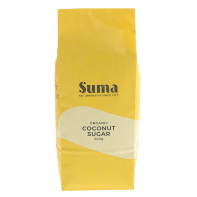 Suma Prepacks Organic Coconut Sugar 500g (Pack of 6)